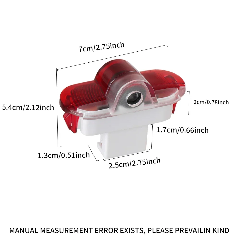 차량용 LED 문짝 로고 프로젝터 조명, VW 비틀 골프 4 GTI GTD GTE Rline R 제타 MK3 MK4 1J0 947 411 장식 액세서리, 4X