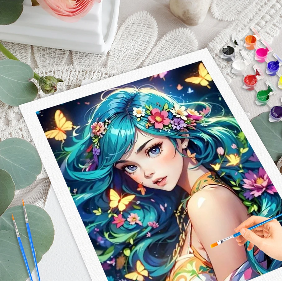 Unique Art Craft - RUOPOTY Lukisan Berdasar Angka untuk Dewasa,