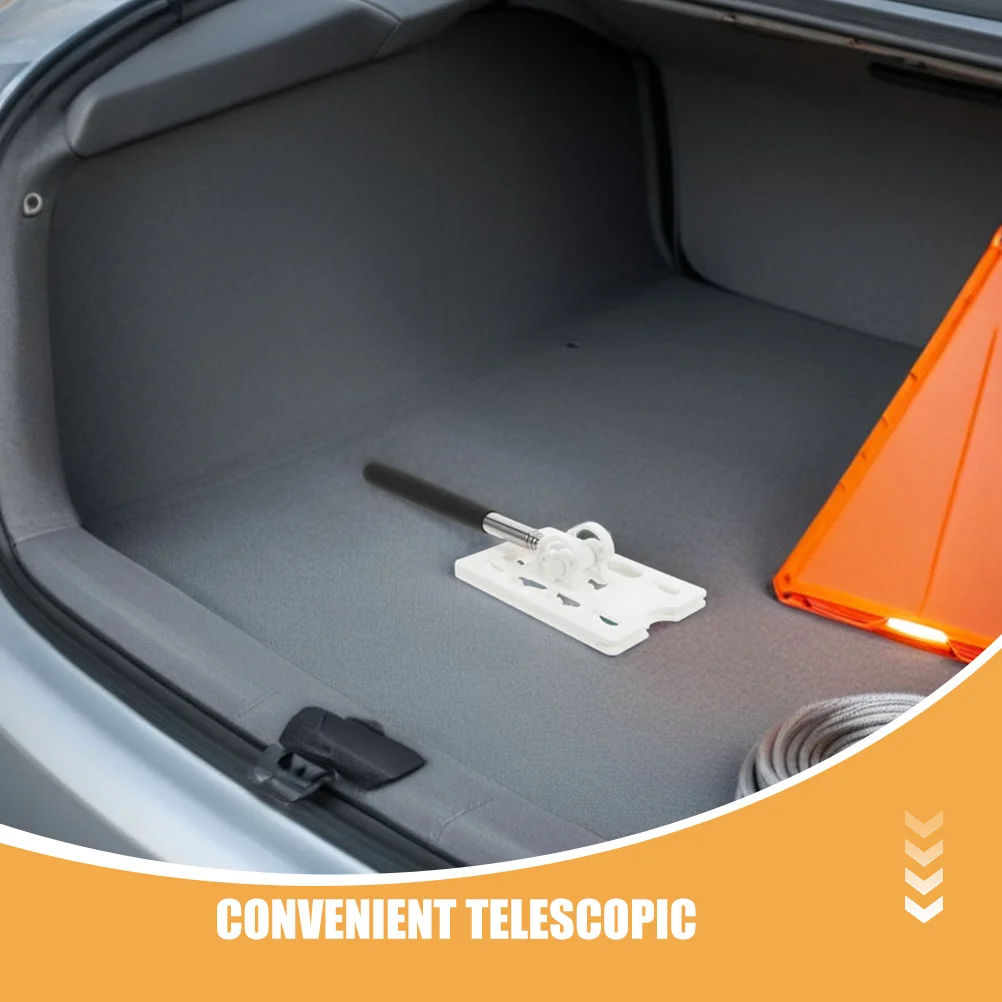 3 قطعة حامل بطاقة ركن السيارة تلسكوبي طول قابل للتعديل لسيارة لدفع الممر بوابات وقوف السيارات أداة الضرب