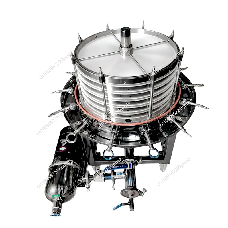 

Stainless steel stacked filter vertical filtration desalination experiment solid-liquid separation filter press