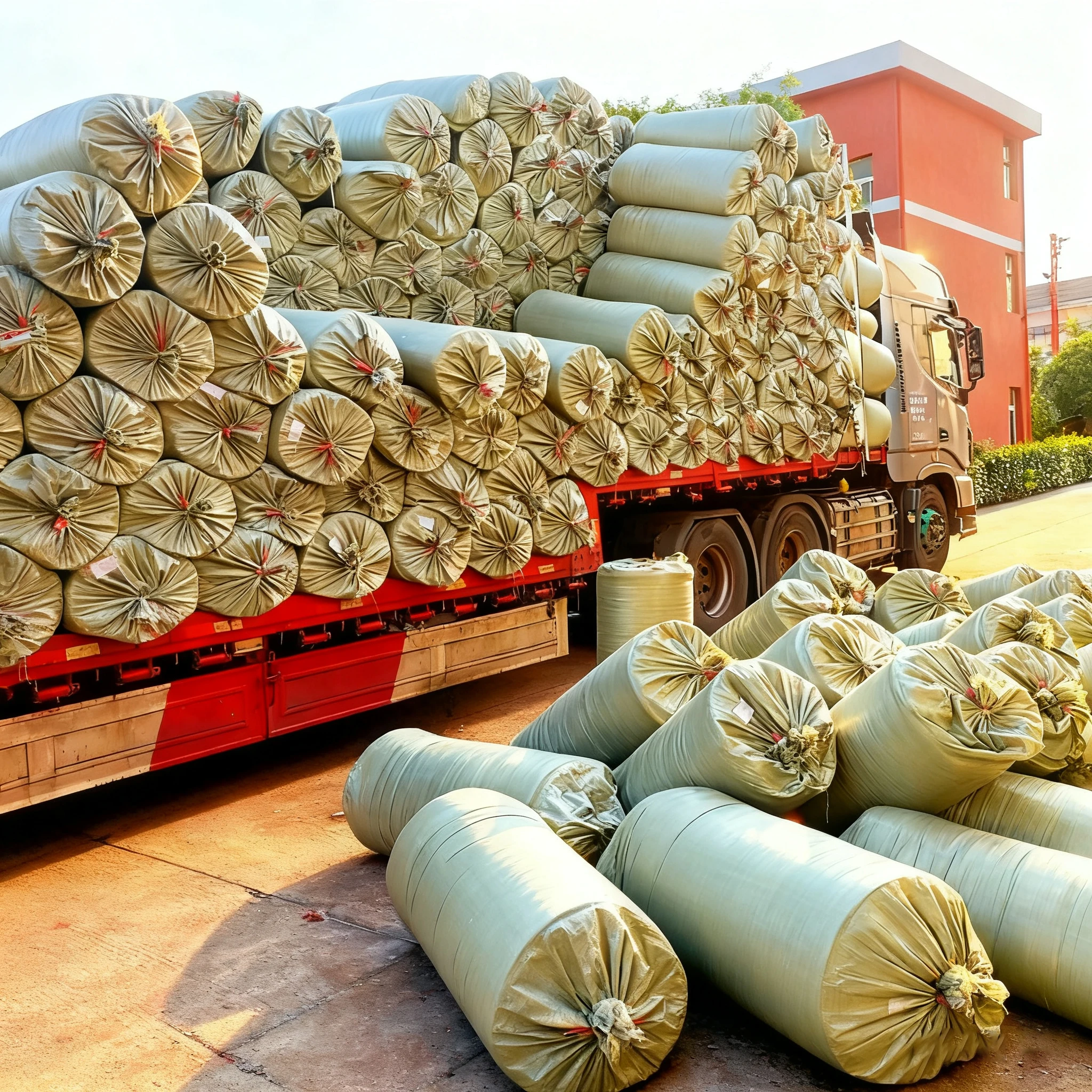 Material de Isolamento Térmico Composto de Feltro Aerogel Quadrado Ecológico, Resistente ao Fogo e à Água R5.0 para Uso Externo/Armazém