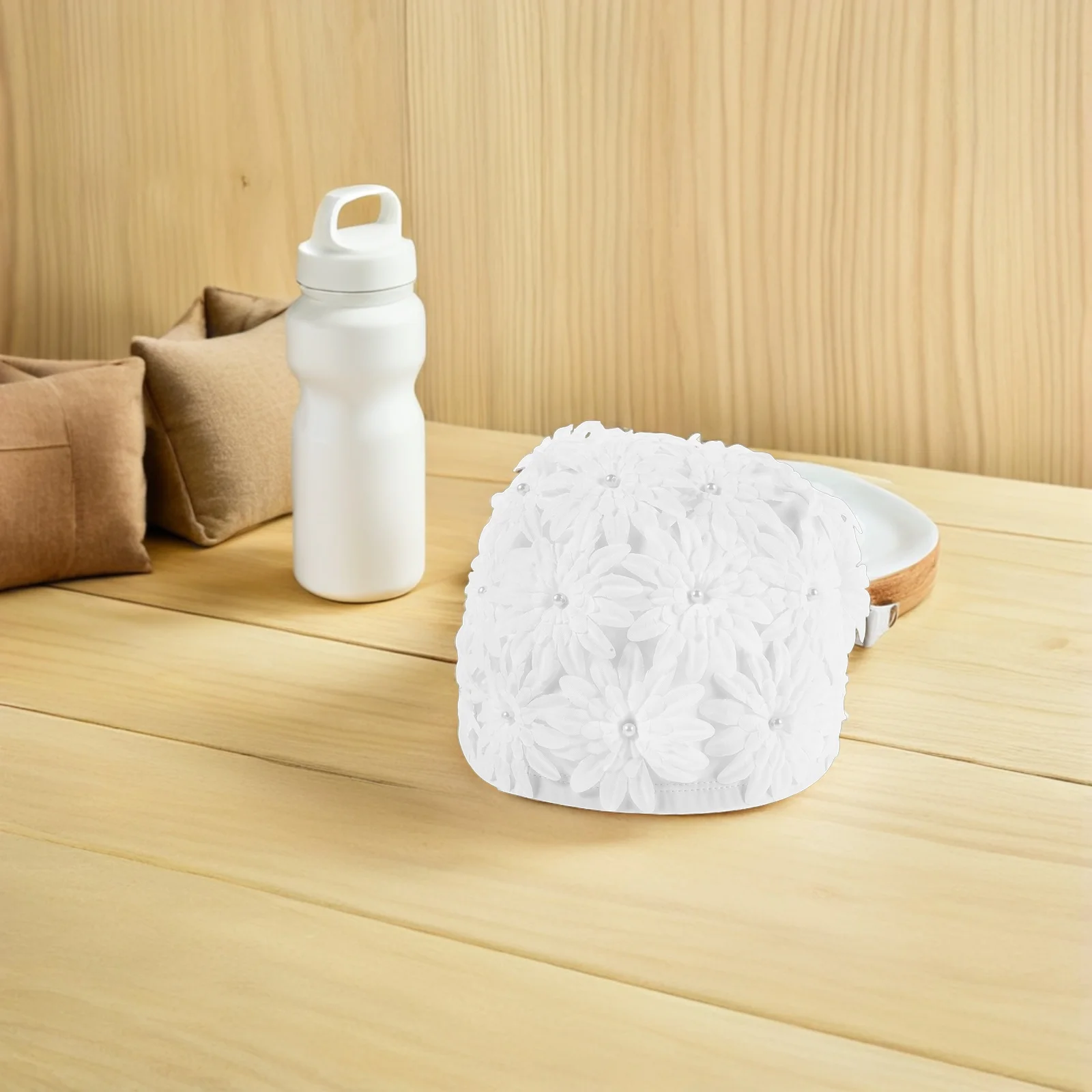 

Шапочка для плавания для взрослых, женская, винтажная, с цветочным принтом, 3D-лепестками, высокоэластичная ткань, защита от хлора и УФ-излучения, для длинных волос, для плавания и водных видов спорта