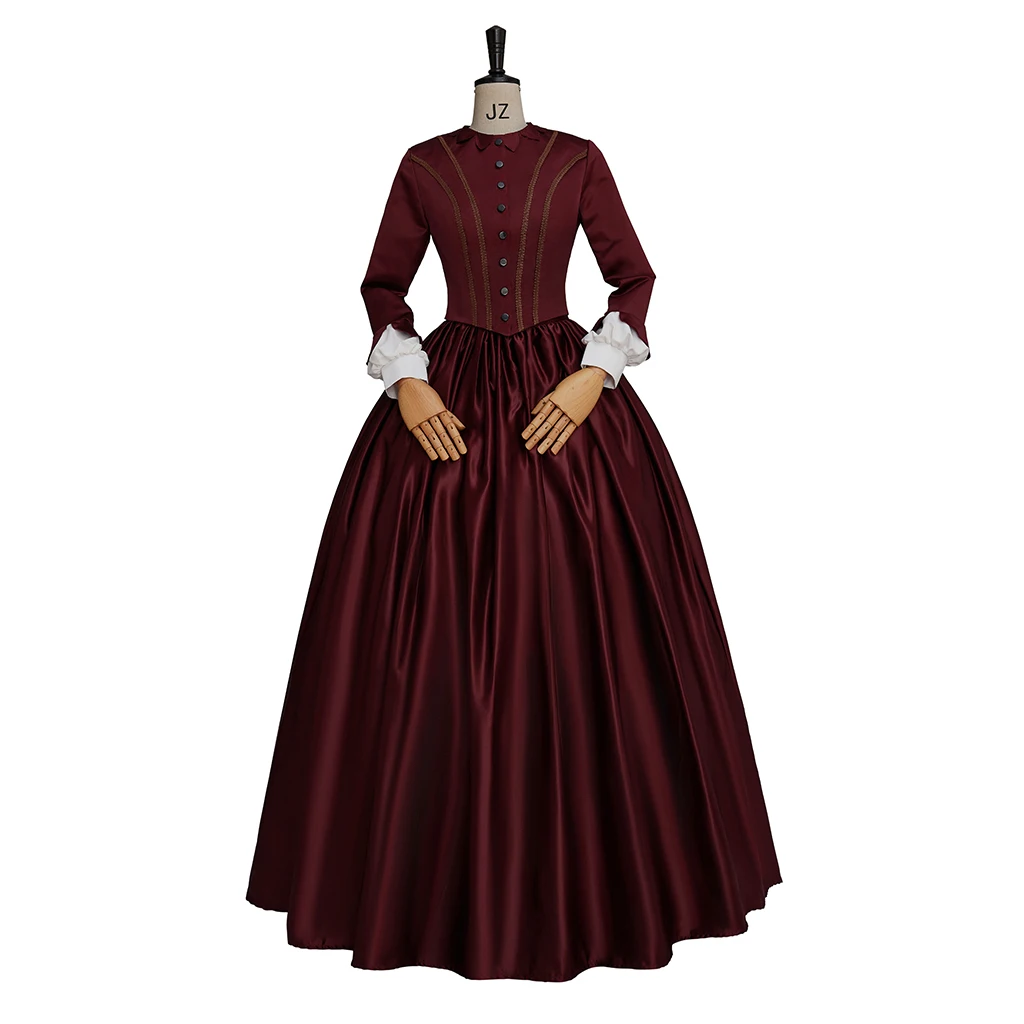 

The Piano Ada McGrath Cosplay Costume Medieval Adult Women's Victorian Rococo Ball Gown Dress Halloween Party Civil War Dress