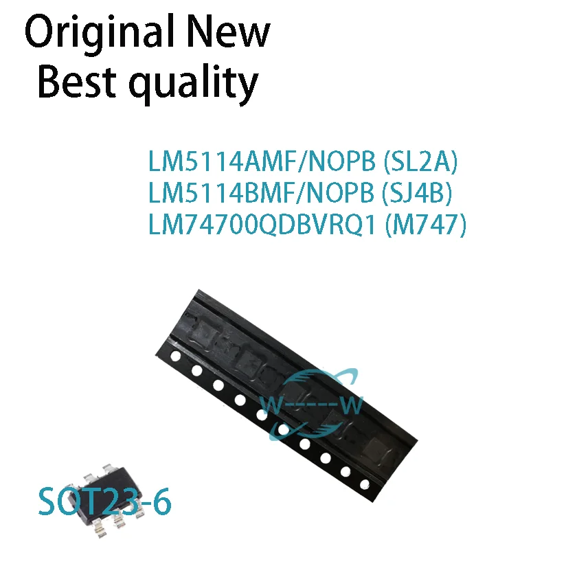 (5 PCS)NEW LM5114AMF/NOPB SL2A LM5114BMF/NOPB SJ4B LM74700QDBVRQ1 M747 LM5114AMF LM5114BMF LM5114A LM5114B SOT23-6 IC