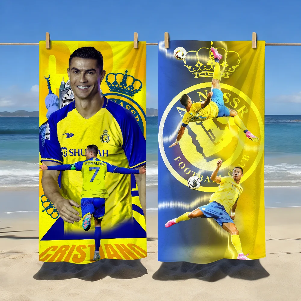 Super C-Cristiano Star R-Ronaldo-S CR7 Towel Sports Quick Dry Travel Camping Gear Sandproof Soft Light Large Beach Towel