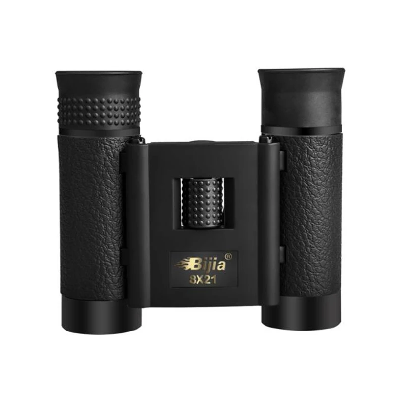 BIJIA Mini 8x21mm Binoculars High Power HD Low Light Night Vision Outdoor Travel Concert Roof Ridge System Telescope