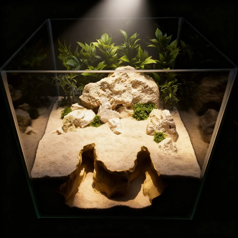 ديكور حوض السمك مطبوع ثلاثي الأبعاد، مستلزمات الأسماك والحيوانات الأليفة المائية، منزل إخفاء الأسماك والروبيان والزواحف، زخرفة المناظر الطبيعية