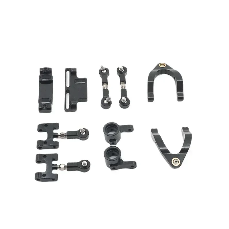 D12 Cnc Metalen Bovenste Onderste Swing Arm Stuurbeker Kogelgewricht Accessoires Set Voor Wpl D12 Rc Auto Upgrades Onderdelen