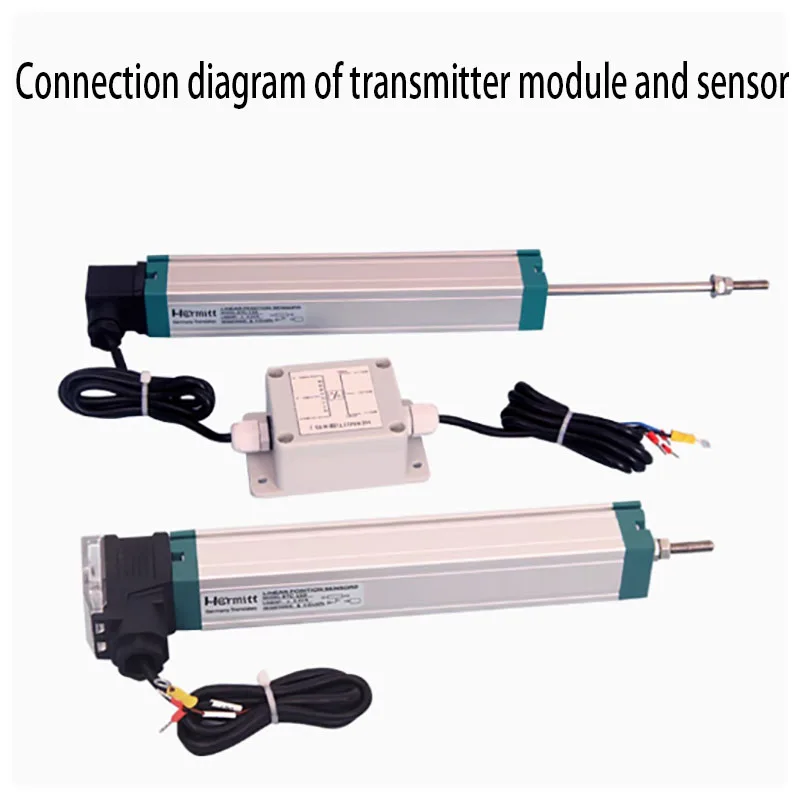 New linear displacement sensor signal module plug type box type electronic ruler conversion transmitter