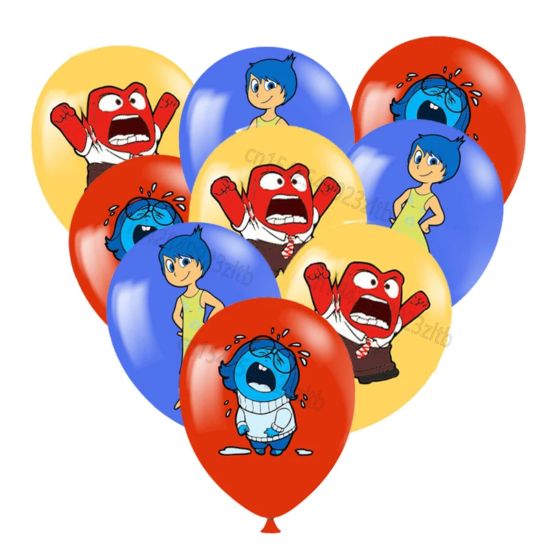 

18PCS/Pack Disney Inside Out2 Latex Balloons Birthday Party Supplies Cartoon Balloon Baby Shower Kids Favor for Party Decoration