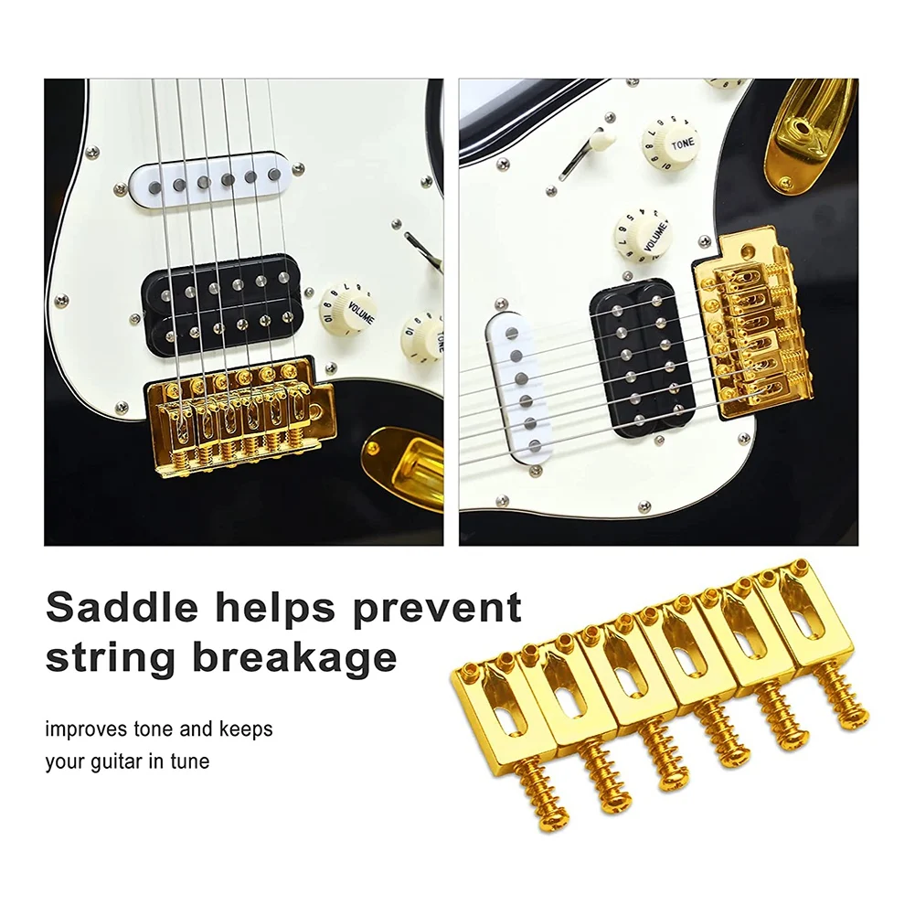 HOTB72A - Soportes de trémolo para guitarra de 10.5 mm, para Fender Stratocaster Tele, accesorios para guitarra eléctrica