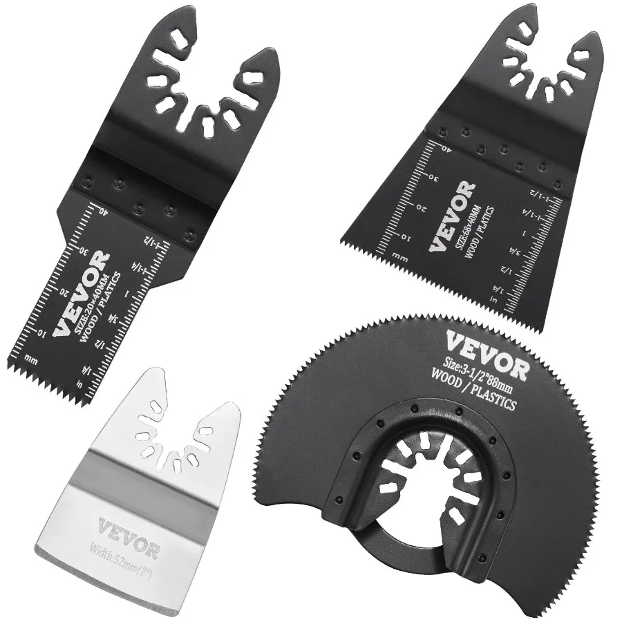 

30PCS Multi Tool Blades Kits Universal Quick Release Oscillating Saw Blades 8 Types Wood Metal Plastic Oscillating Tool Blades
