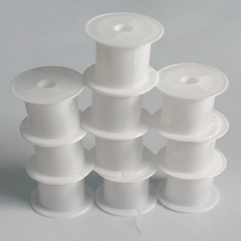 1/5/10pcs  White Plastic Empty Spools for Wire Thread Bobbins Jewelry Tools for Home Handwork Accessories