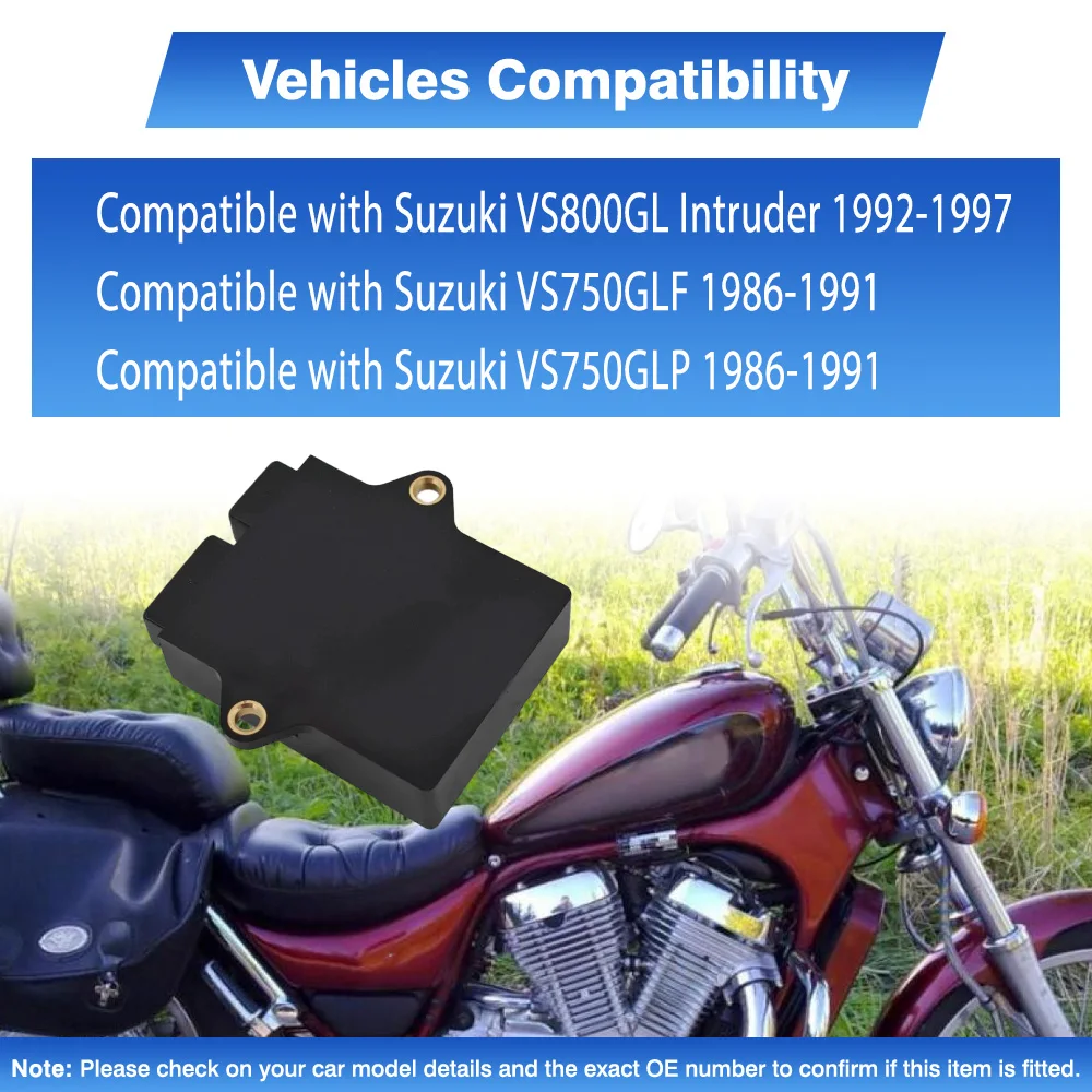 

For Suzuki VS800GL Intruder 1992-1997 VS750GLF VS750GLP 1986-1991 Motorcycle Ignitor CDI Box Module Unit 32900-38A10 31800-5060