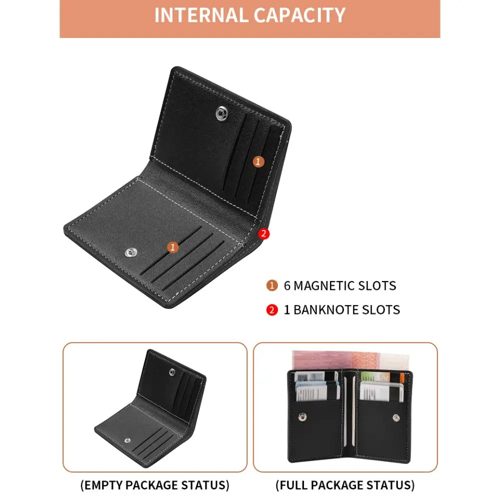 New PU Leather Short Wallet Foldable Multifunctional Slim Small Wallet Coin Purse Solid Color Card Bag Women Men Coin Wallet