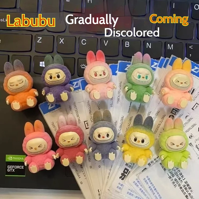 

Градиент цвета мини плюшевая ткань labubu плюшевая игрушка виниловая кукла кулон милые частицы аксессуары ручной работы «сделай сам»