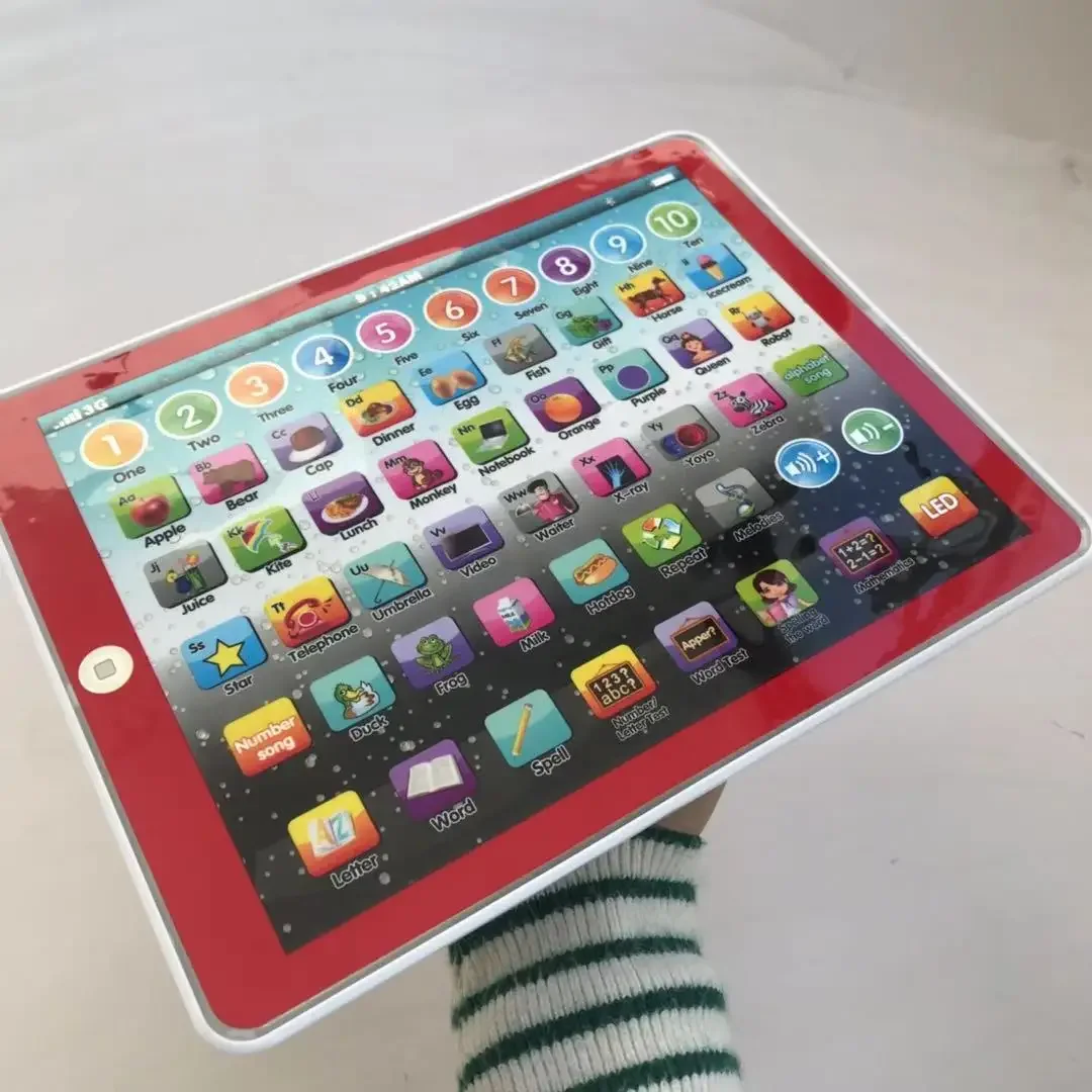 Engels tablet leermachine model speelgoed kindersimulatie verlichting IPAD vroeg onderwijs puzzel verhaalmachine