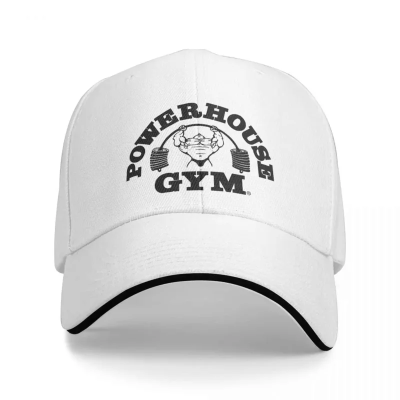 Powerhouse Gym Caps Unisex Fashion Dad Hat Sun Hats Racing Cap Breathable Polyester Baseball Caps Summer