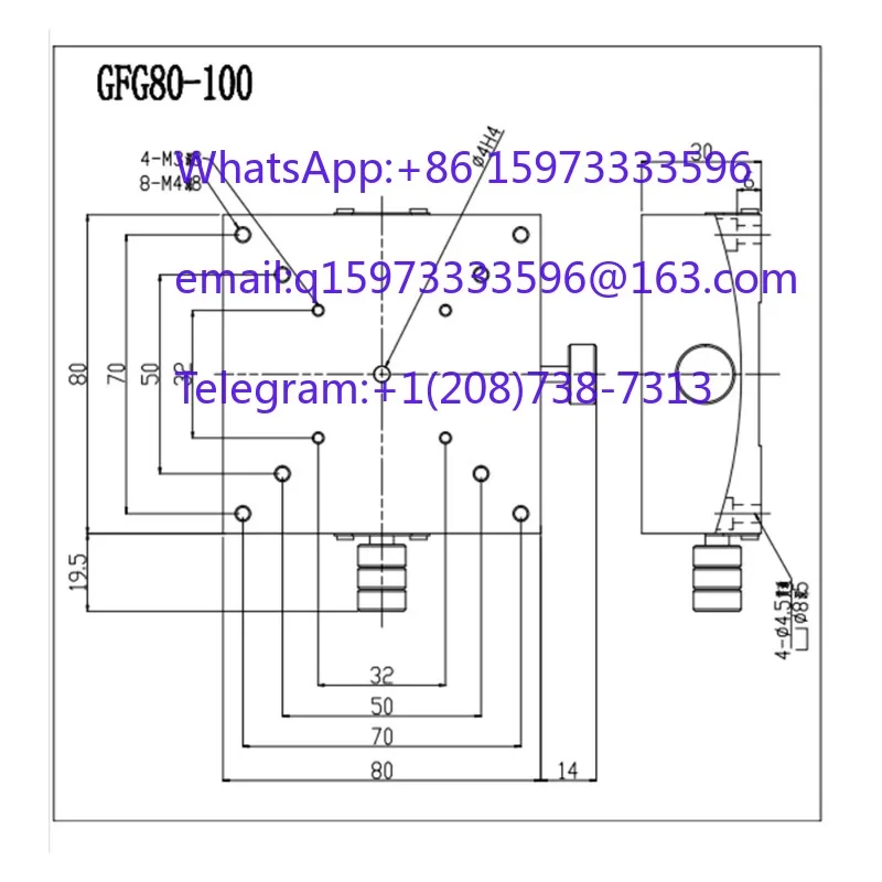 Manual Radian Angle Adjusting Table Sliding Swing Workbench Industrial Precision Angle Positioning Measuring Platform