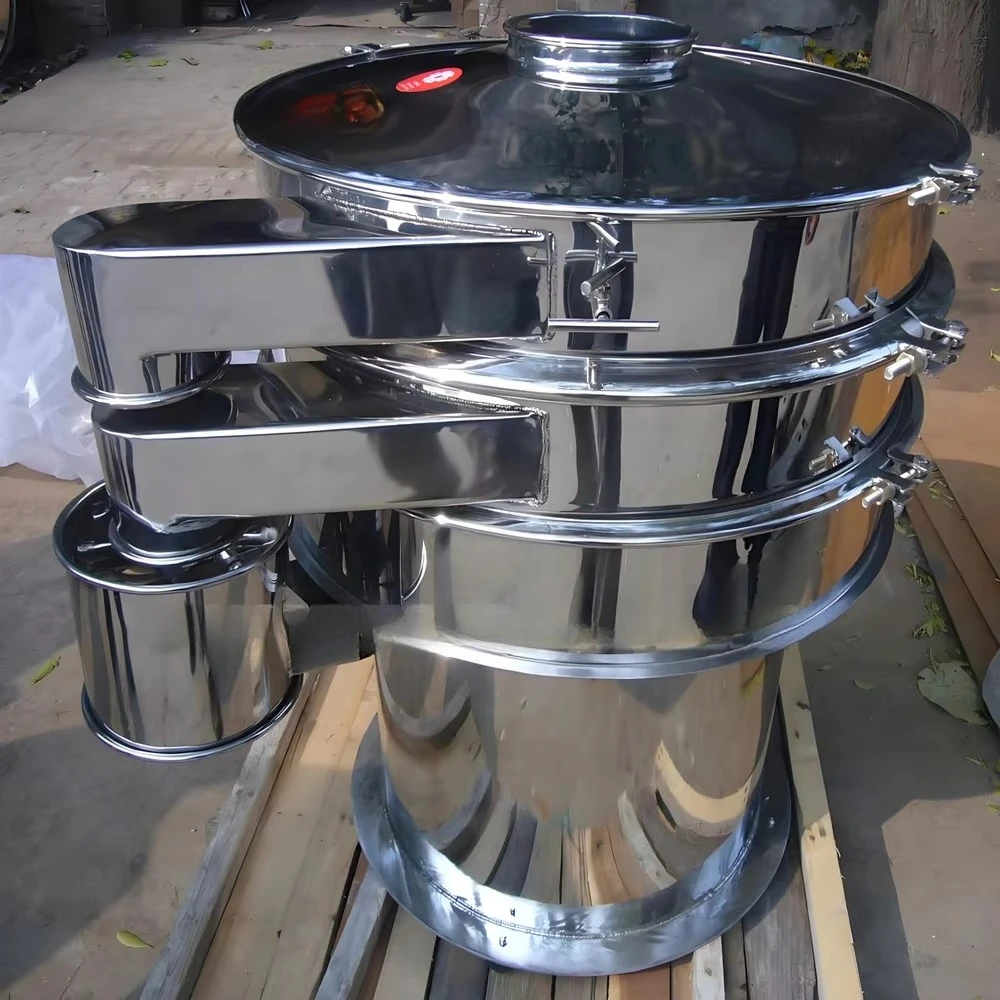 آلة غربال الدقيق من الفولاذ المقاوم للصدأ 304/316 منخل فيبرو للمسحوق الكيميائي والمضافات الغذائية #6