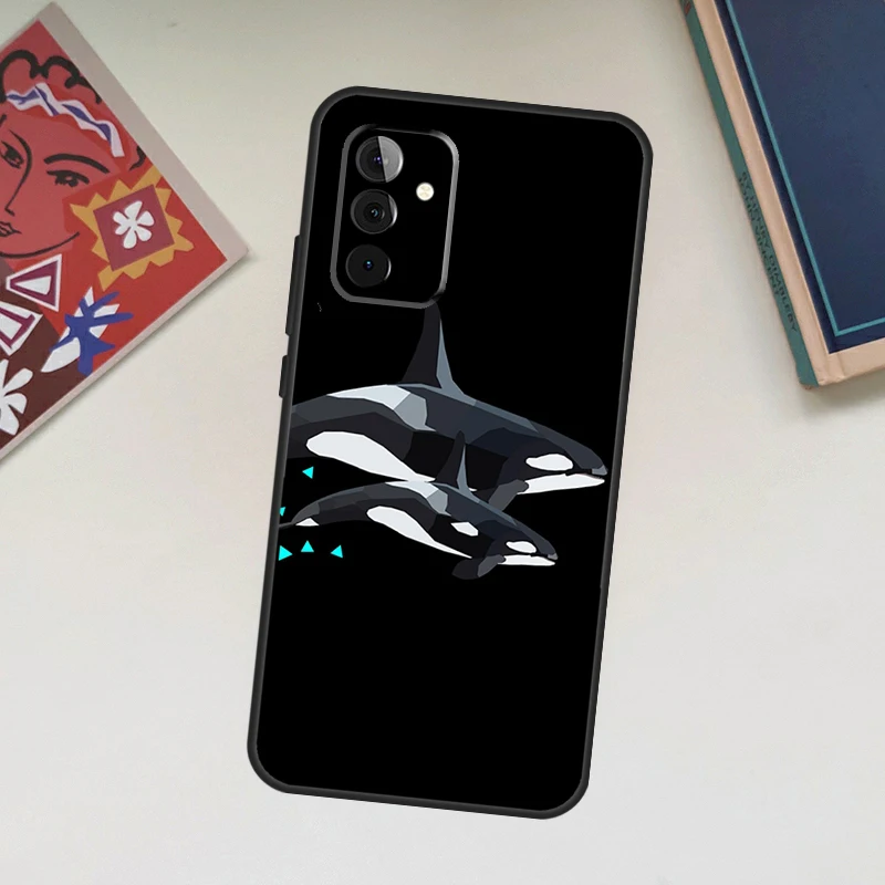 Killer Whale Case For Samsung Galaxy A12 A22 A32 A52 A14 A24 A34 A54 A53 A33 A13 A15 A25 A71 A51 Cover