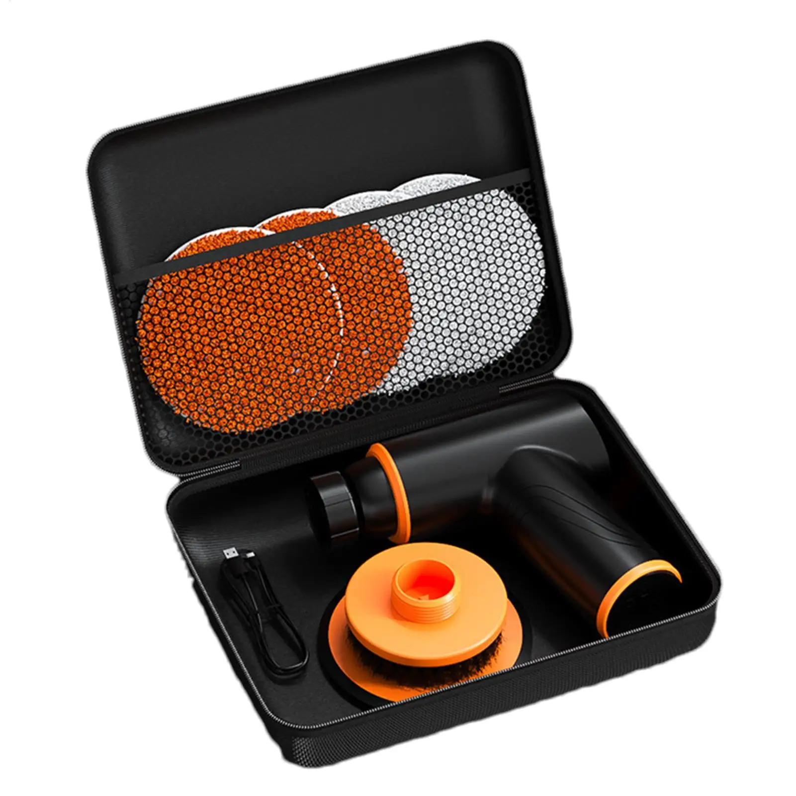 Large Capacity Car Vacuum Cleaner Storage Bag Zipper Closure Waterproof Vacuum Cleaner Carrying Case with Handle Shockproof