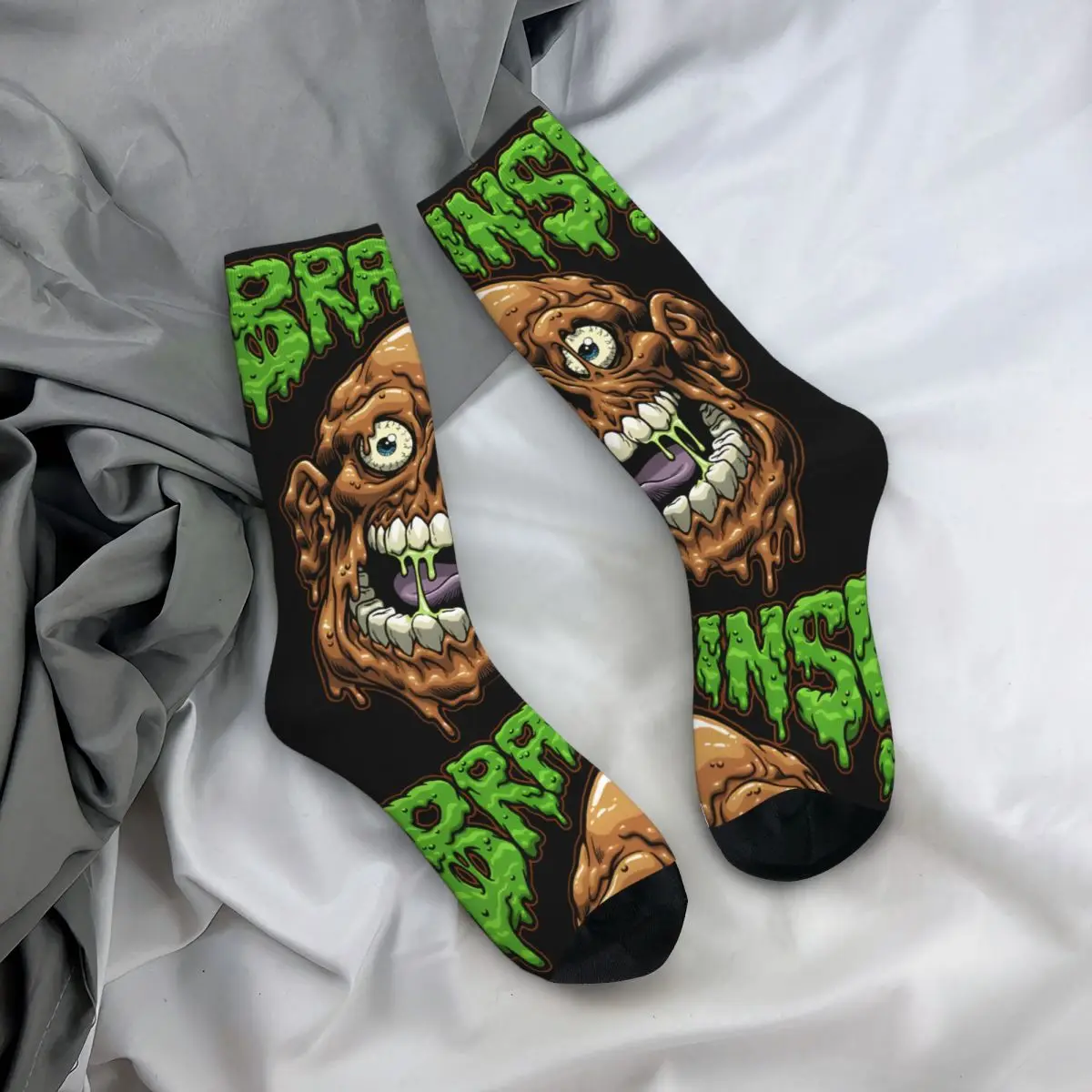 Calcetines divertidos y felices para hombre, medias Retro Harajuku r-return Of The Living Dead, estilo callejero, novedad, informal, Crew Crazy, regalo impreso