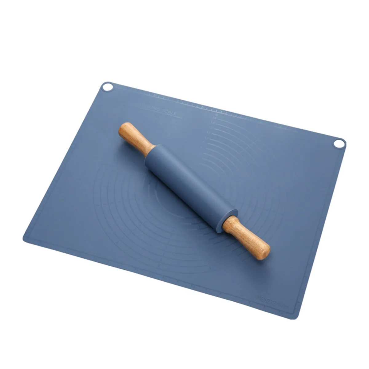 

Non-Slip Baking Mat, Silicone Baking Mat, 50 x 40 cm, Baking Accessories, Non-Stick Silicone Baking Mat with Rolling Pin