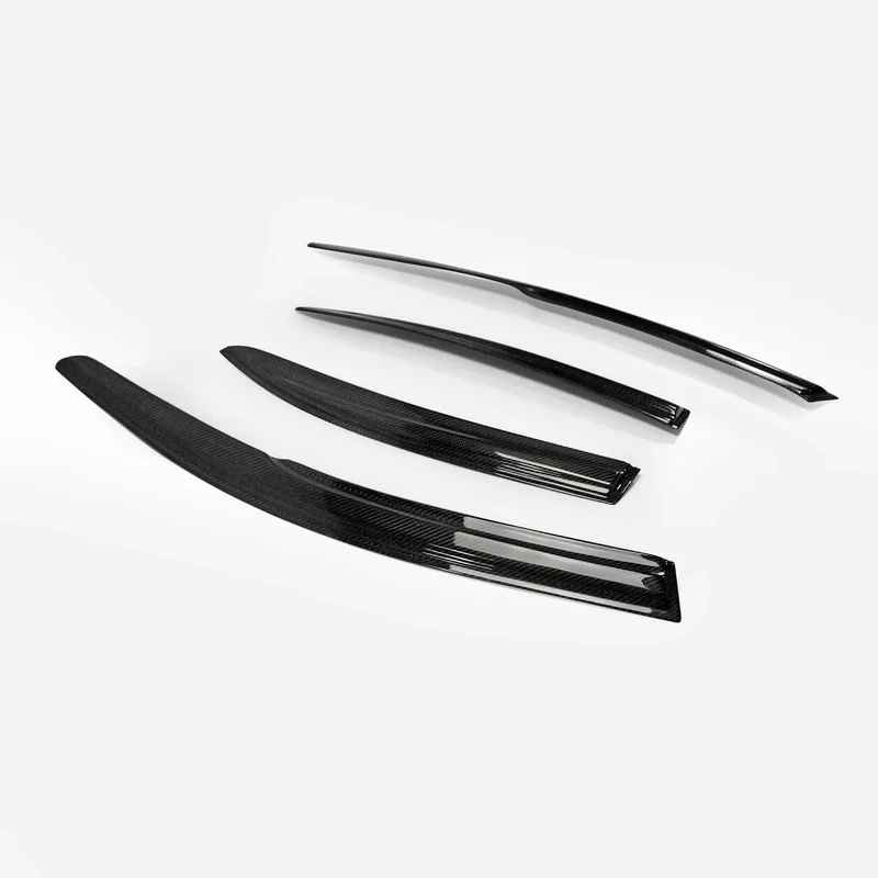 carbon fiber for Mitsubishi Evolution 10 Door Window Vent Visor Wind Deflector