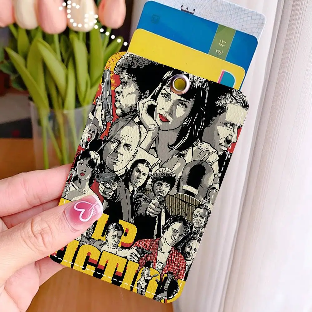 Classic Movie Poster Pulp Fiction Personalised Print Card Holder Suitable for Holder Girls Door Card Case Badge Holder Keychain
