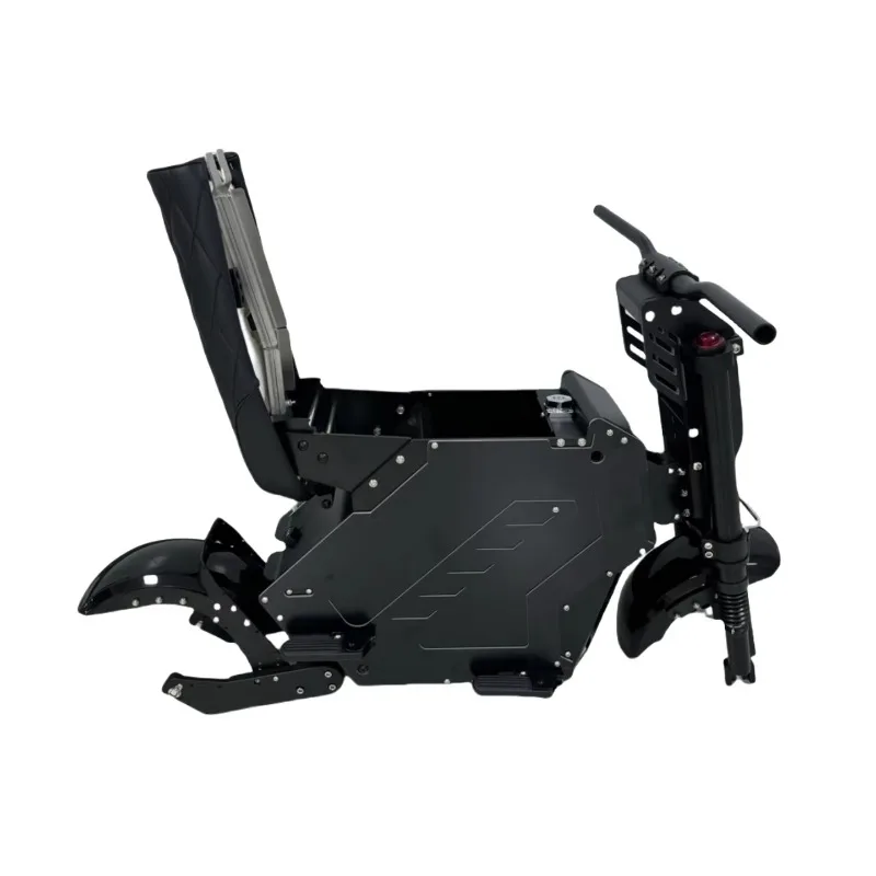 Molo5 Electric Scooter Body Parts Open Size 160mm Aluminum Alloy 13 Inch 14 Inch Scooter Frame Kit for DIY Assembly