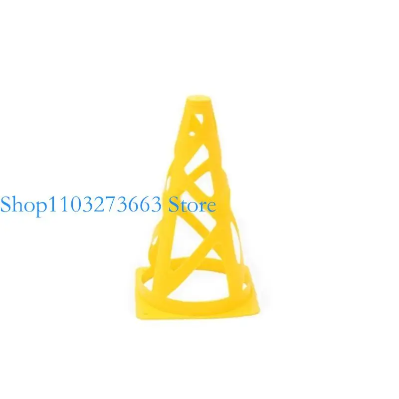 R6fe 10パックスポーツトレーニングコーン、マーカートレーニングトラフィックコーンスケートのコーン、サッカー