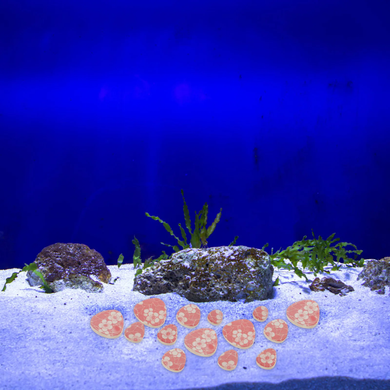 

Aquarium Decoration Pebbles Fish Tank Decorations L scaping Gravel Stones for Yard Pebbles 08 Stable Material Vivid