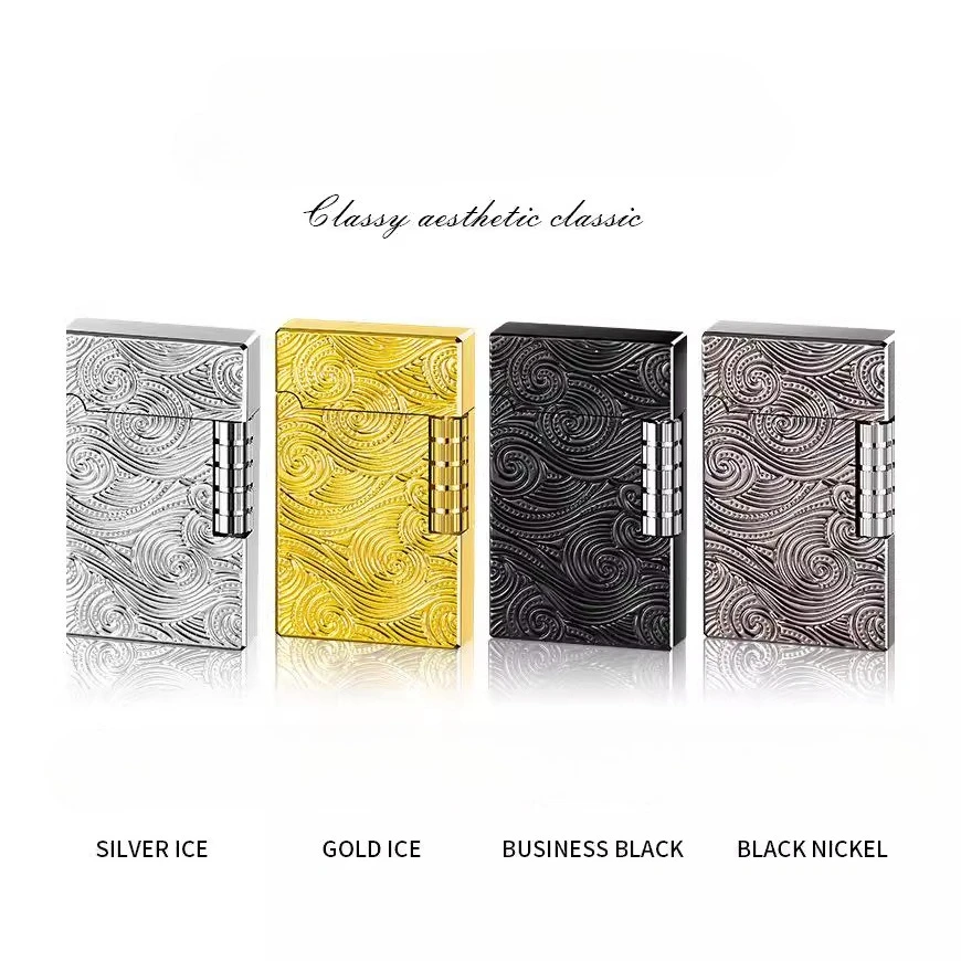 Remarks on Fire Gas Lighter High-value Side-slip Retro Classic Steel Sound Men's Gift - Image 2