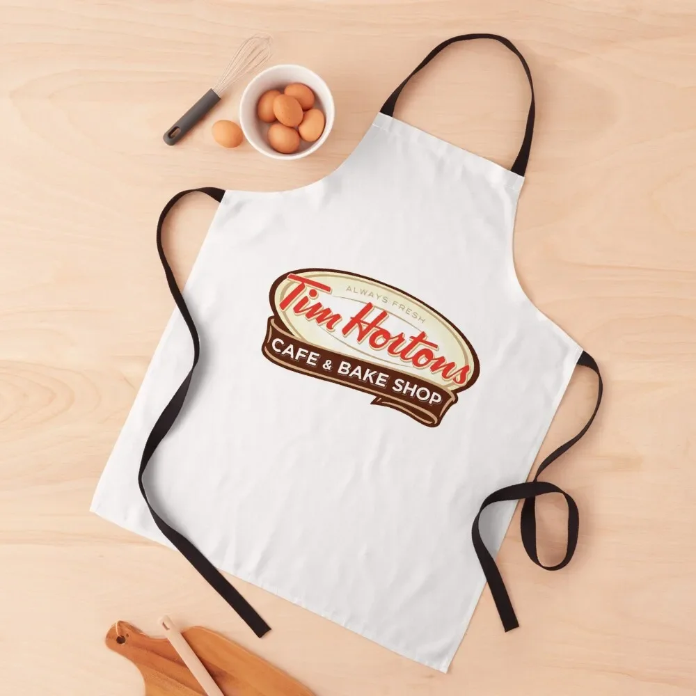

Tim Hortons Apron christmas kitchen Kitchen Kawaii Accessories Trim Cloth Chef Accessory Apron
