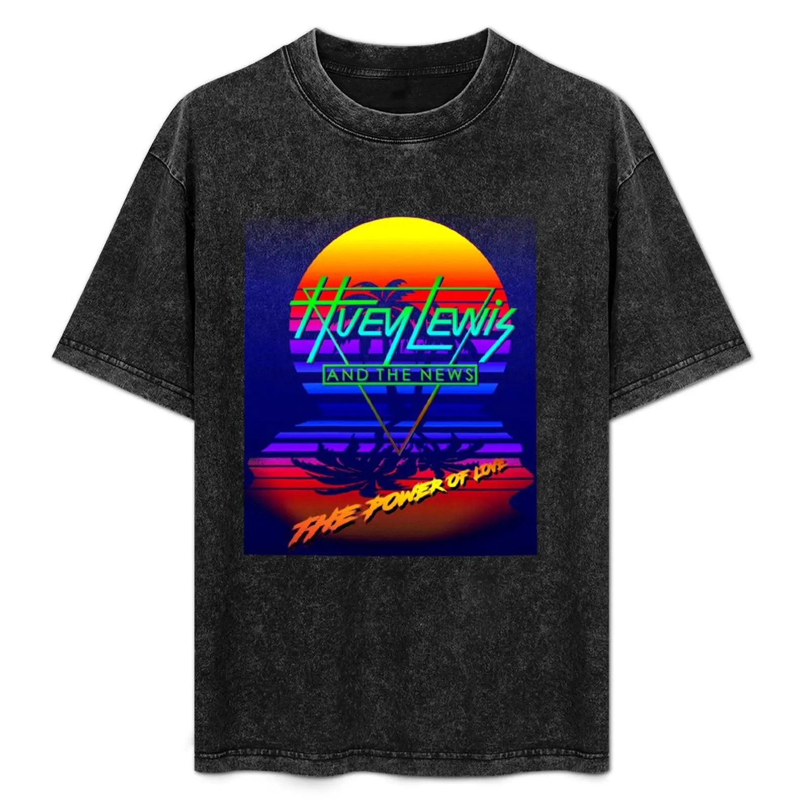 

Huey Lewis The Power Of Love Retro 80s Synthwave Homage T-Shirt Cool Dry Performance T-Shirt