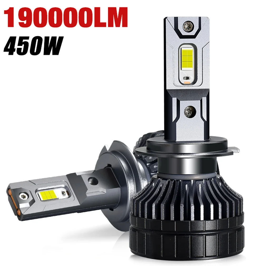 

190000LM H7 LED Canbus H11 H1 H4 HB3 9005 HB4 9006 H8 9012 HIR2 LED 450W Car Headlight Bulb Auto fog Light Turbo 12V 6000K