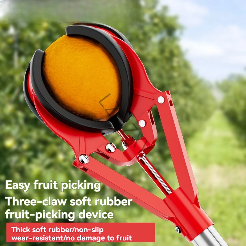 1-4M Fruit Picker Garden Fruits Picking Collector Tools Professional Gardening Fruit Pick Up Device Portable Farming Supplies
