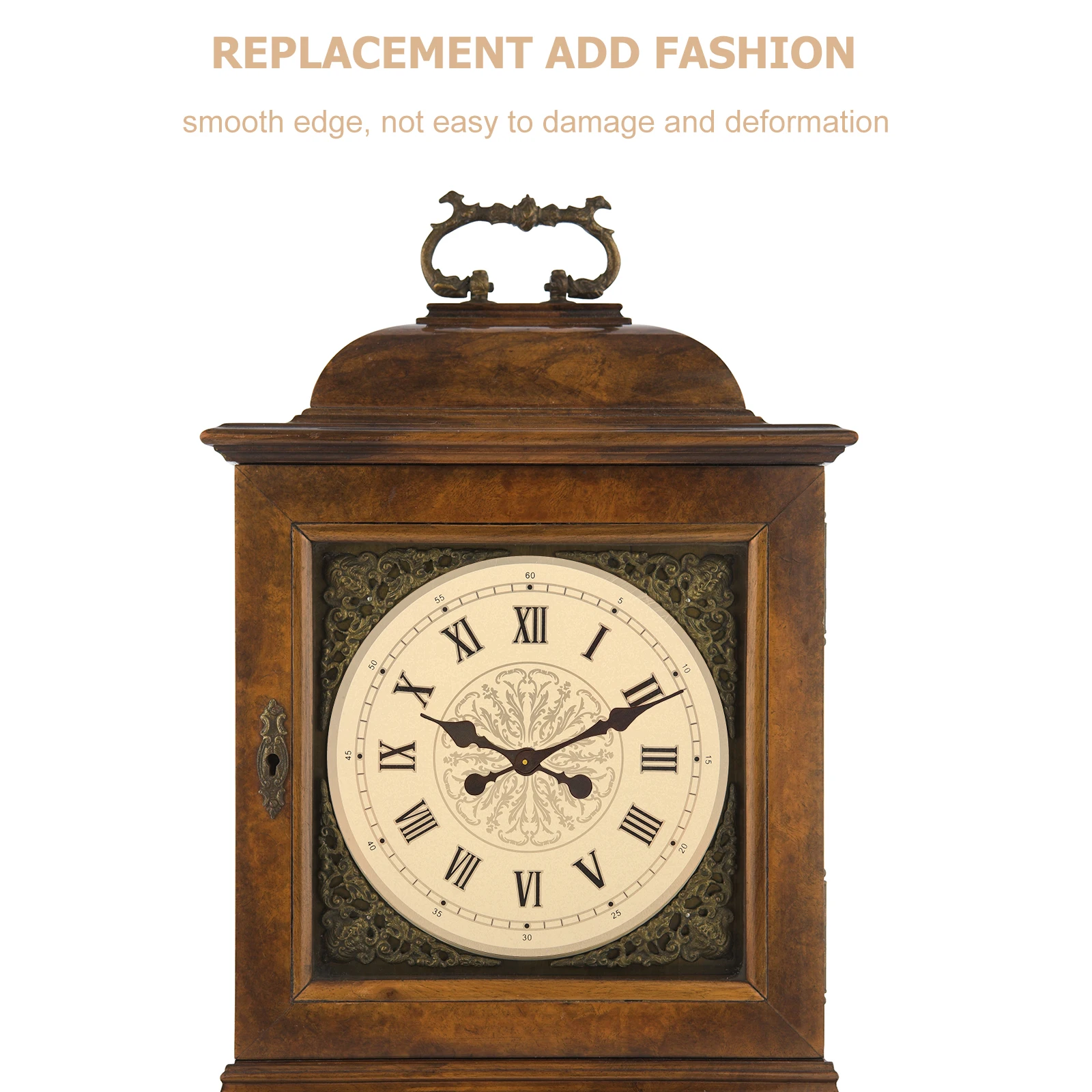 

Aluminum Disc Movement Clock Surface Roman Numeral Dial Components Kit Replacement Parts for Making Clocks Pupils