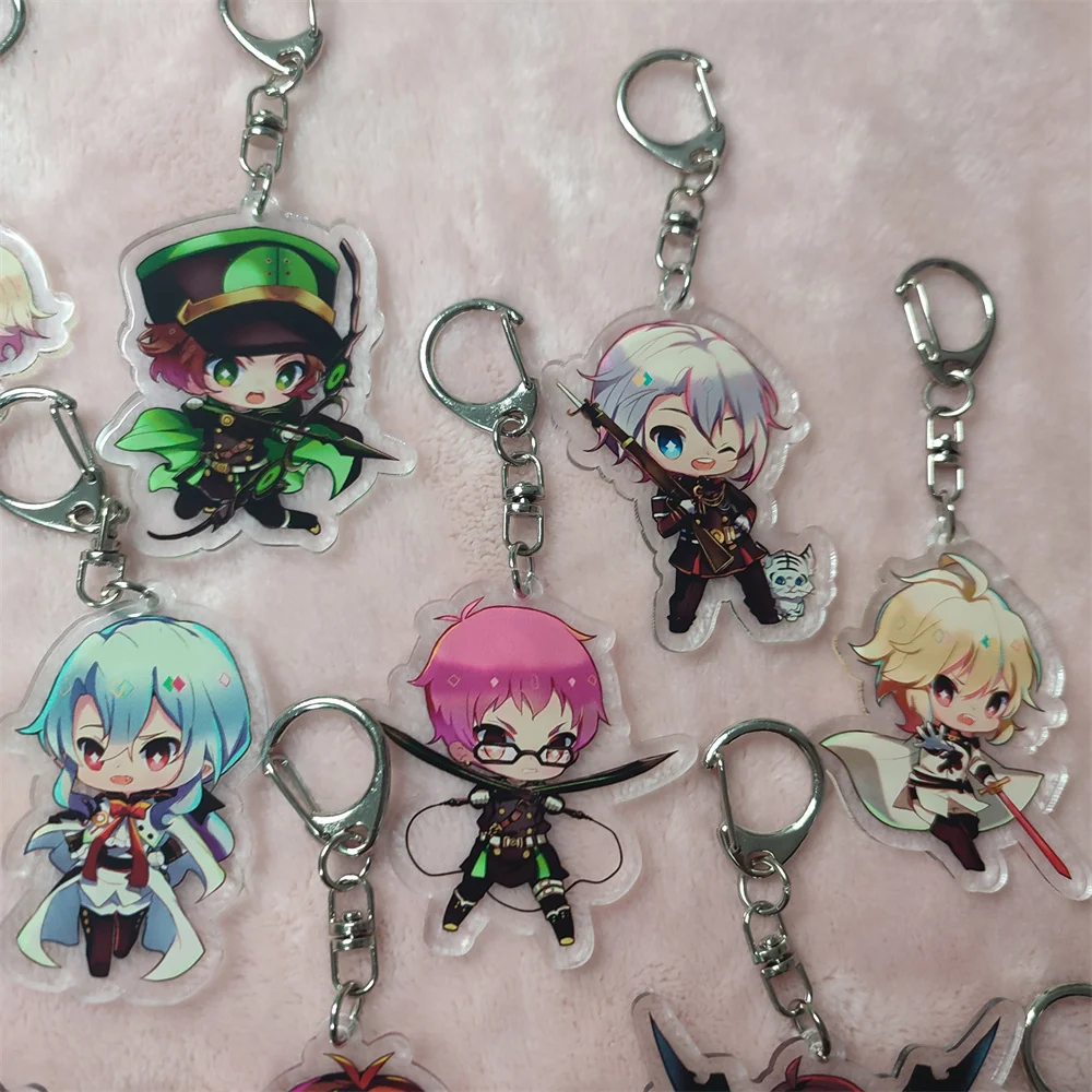 Anime Seraph Of The End Yuichiro Hyakuya Hiiragi Shinoa Cosplay Costume Pendant Props Acrylic Keychain Keyring Xmas Gift