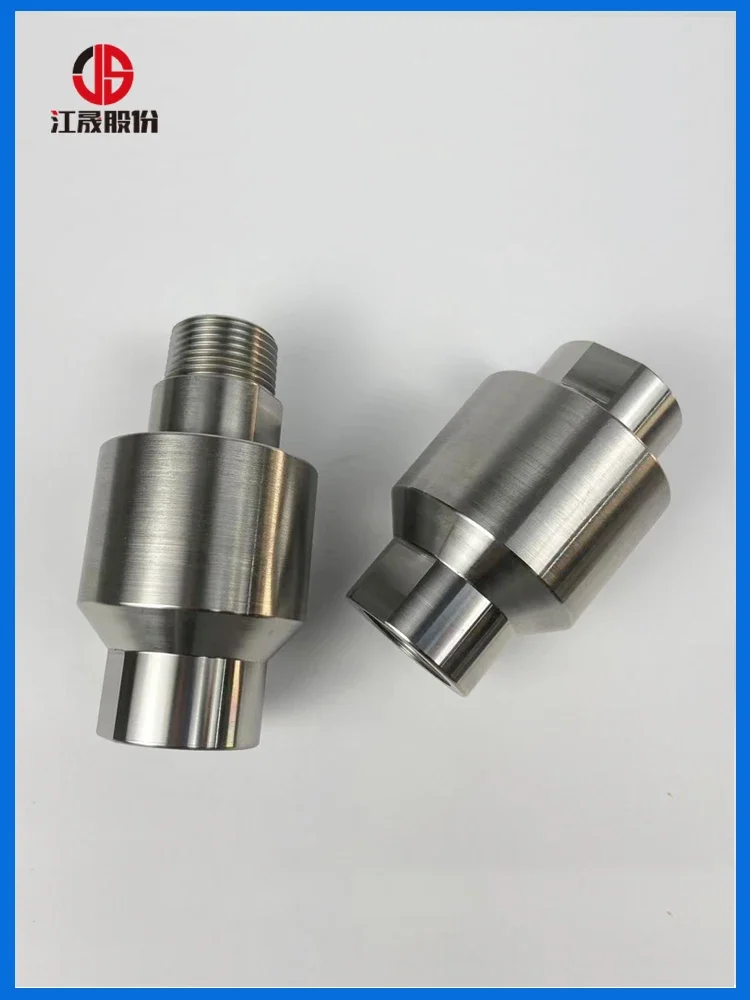 360 degree high pressure stainless steel straight-through two-end male thread DN20 25 tower crane spray universal slewing joint