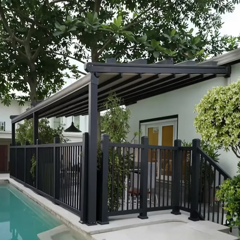 Luxury Large PVC Garden Canopy Tent Waterproof All-Season for Backyard Terrace with Optional Screen Accessory