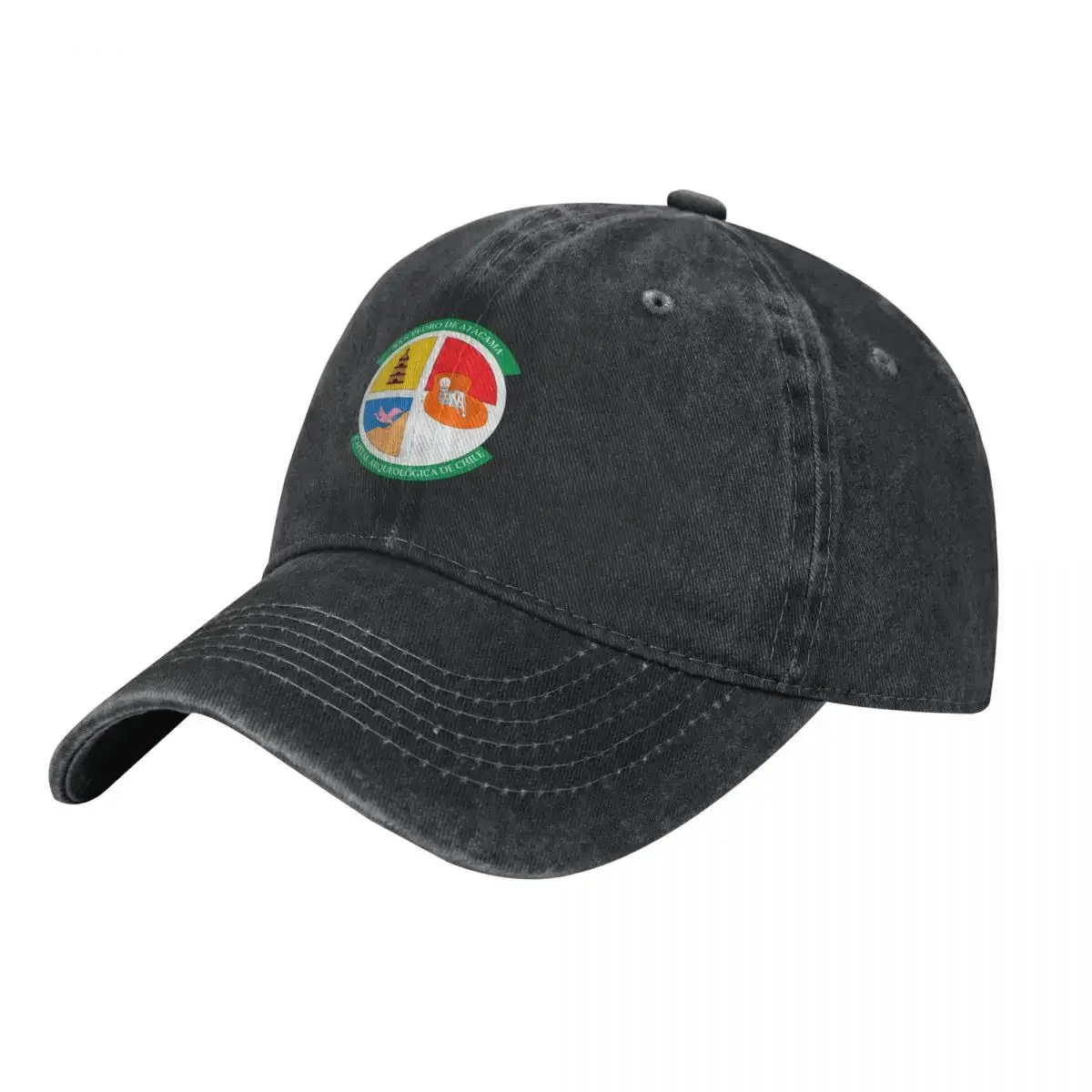 Coat of Arms of San Pedro de Atacama, Chile Baseball Cap Sun Cap derby hat Men Golf Wear Women's