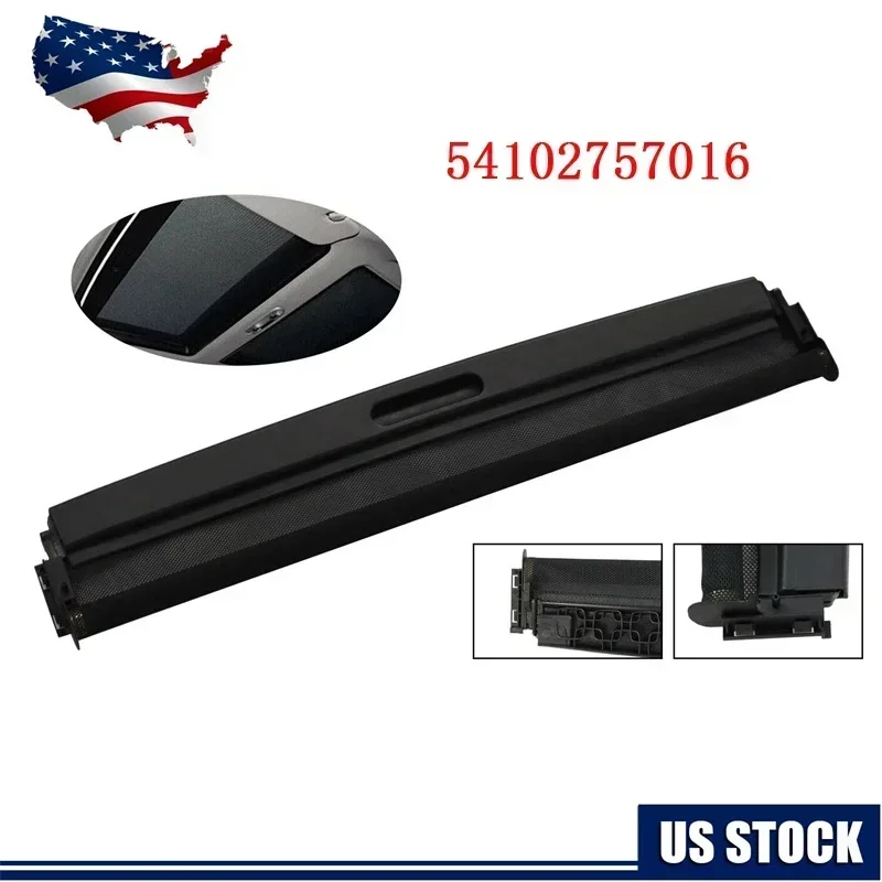 Capa preta para teto solar frontal compatível com Mini Cooper R50 R56 Número de substituição: 54102757016