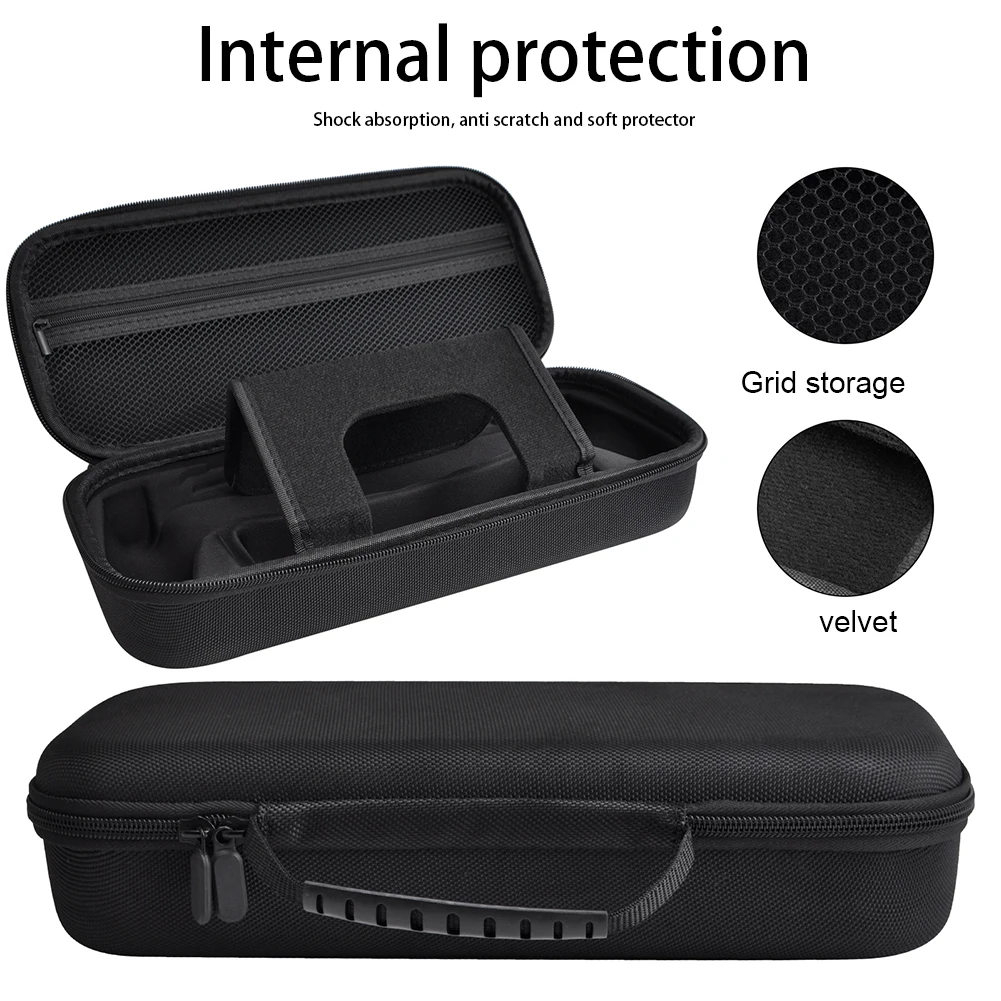4 In 1 Set EVA Travel Carrying Case Shockproof TPU Case Anti-Scrach Screen Protector for PS5 Portal for PlayStation 5 Portal