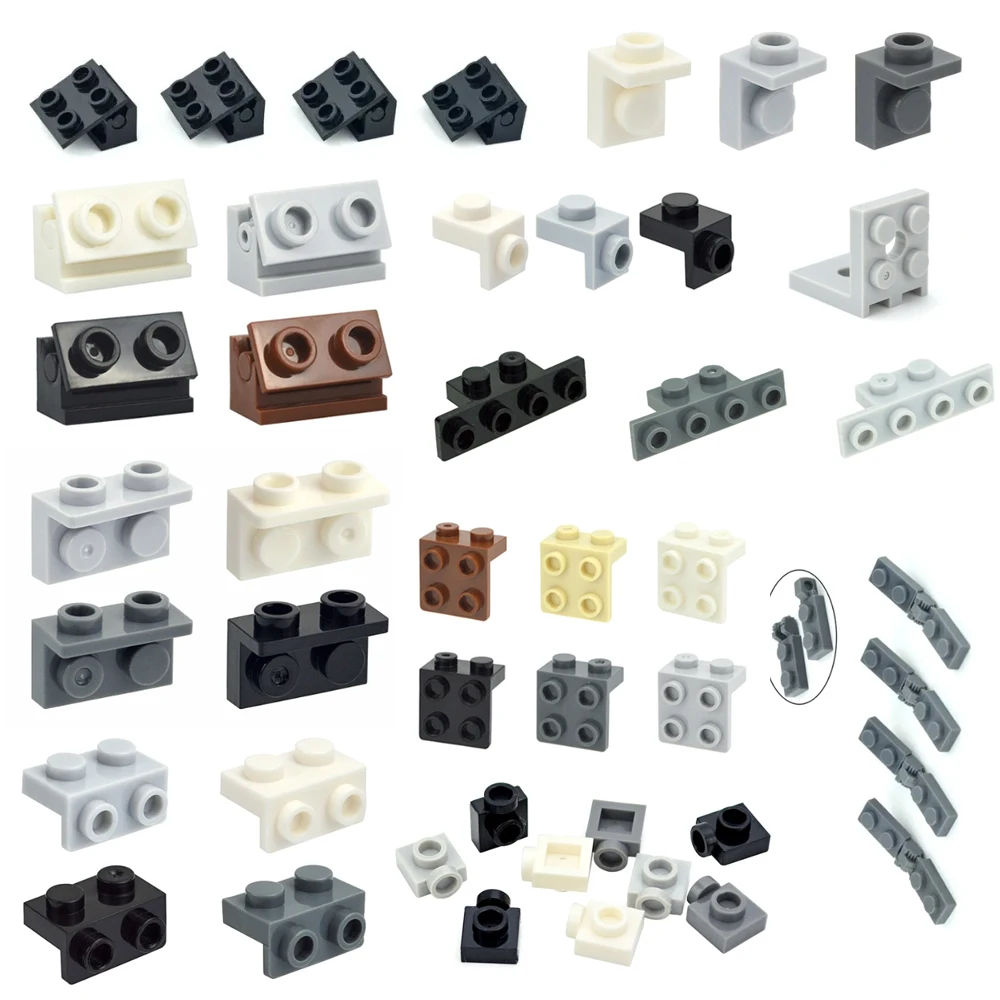 Compatible 21712 44728 3956 99207 36841 36840 99781 99780 Changeover Building Blocks Wall Panel Bracket Corner Connectors Toys