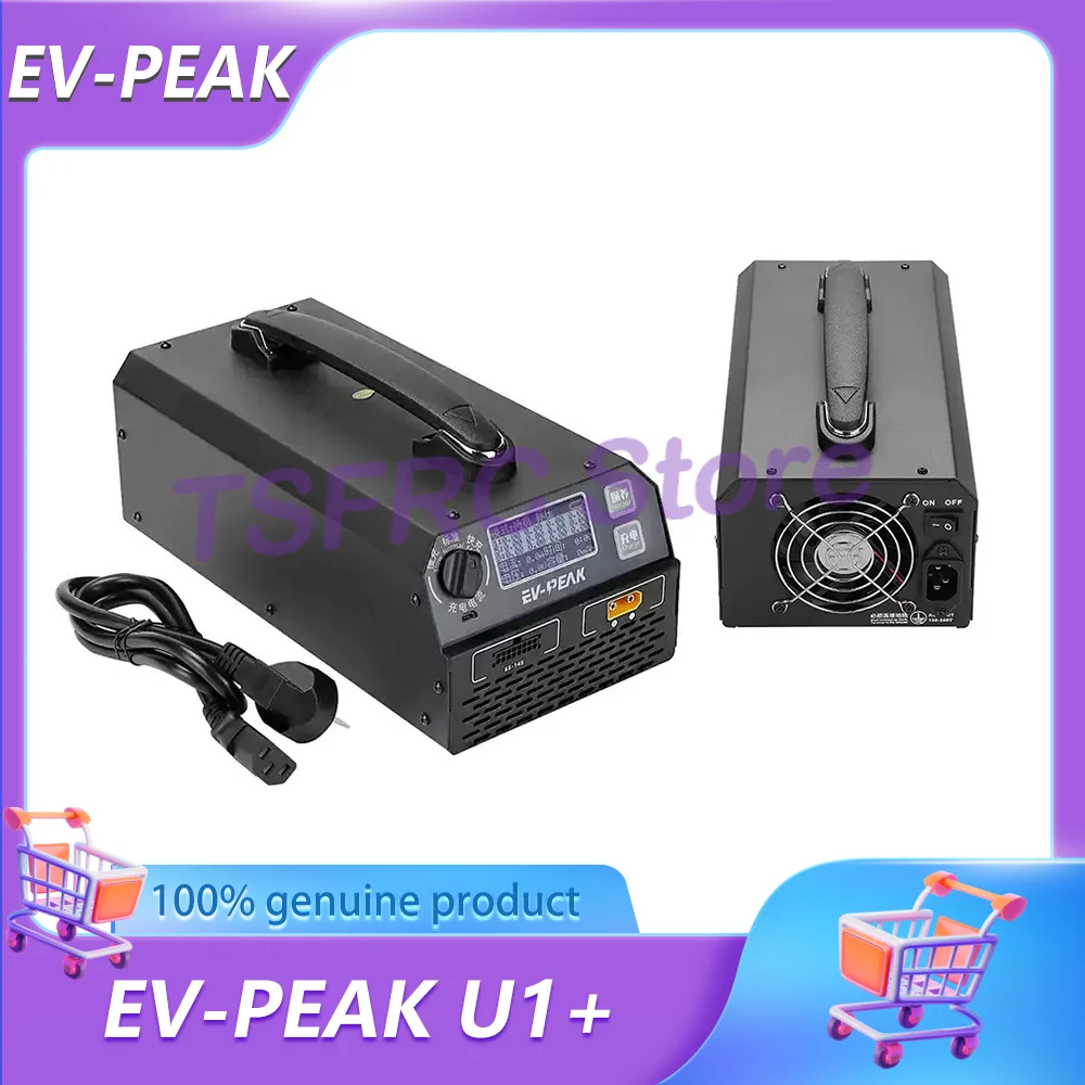 

EV-PEAK U1+1200 Вт/25 А Интеллектуальное балансное быстрое зарядное устройство, применяемое в сельскохозяйственном дрон/инспекте/аэрофотосъемке/пожарном