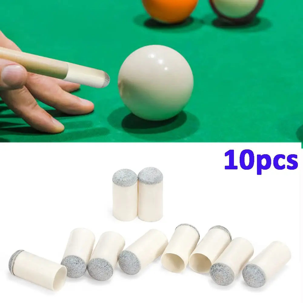 Scrub Bar Slip-On Game Repair Rod Billiard Accessories Snooker Tip Protector Billiard Cue Head Cover Replacement Tips