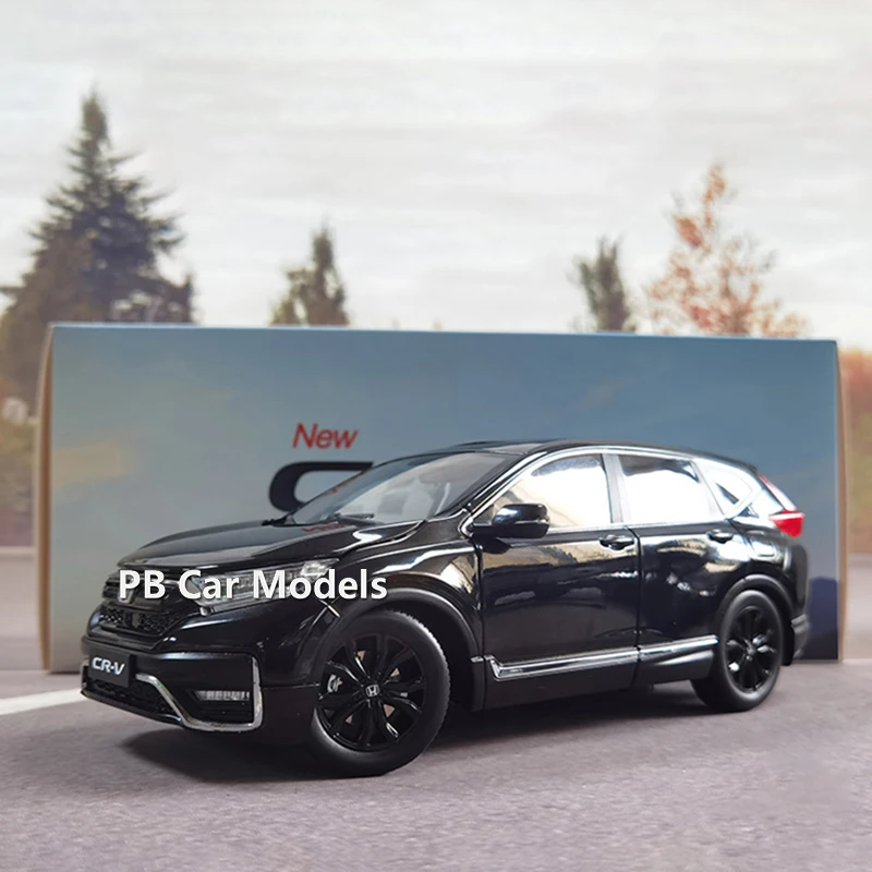 Domestic original 1:18 2021 CRV black jazz version SUV alloy car model car model collection