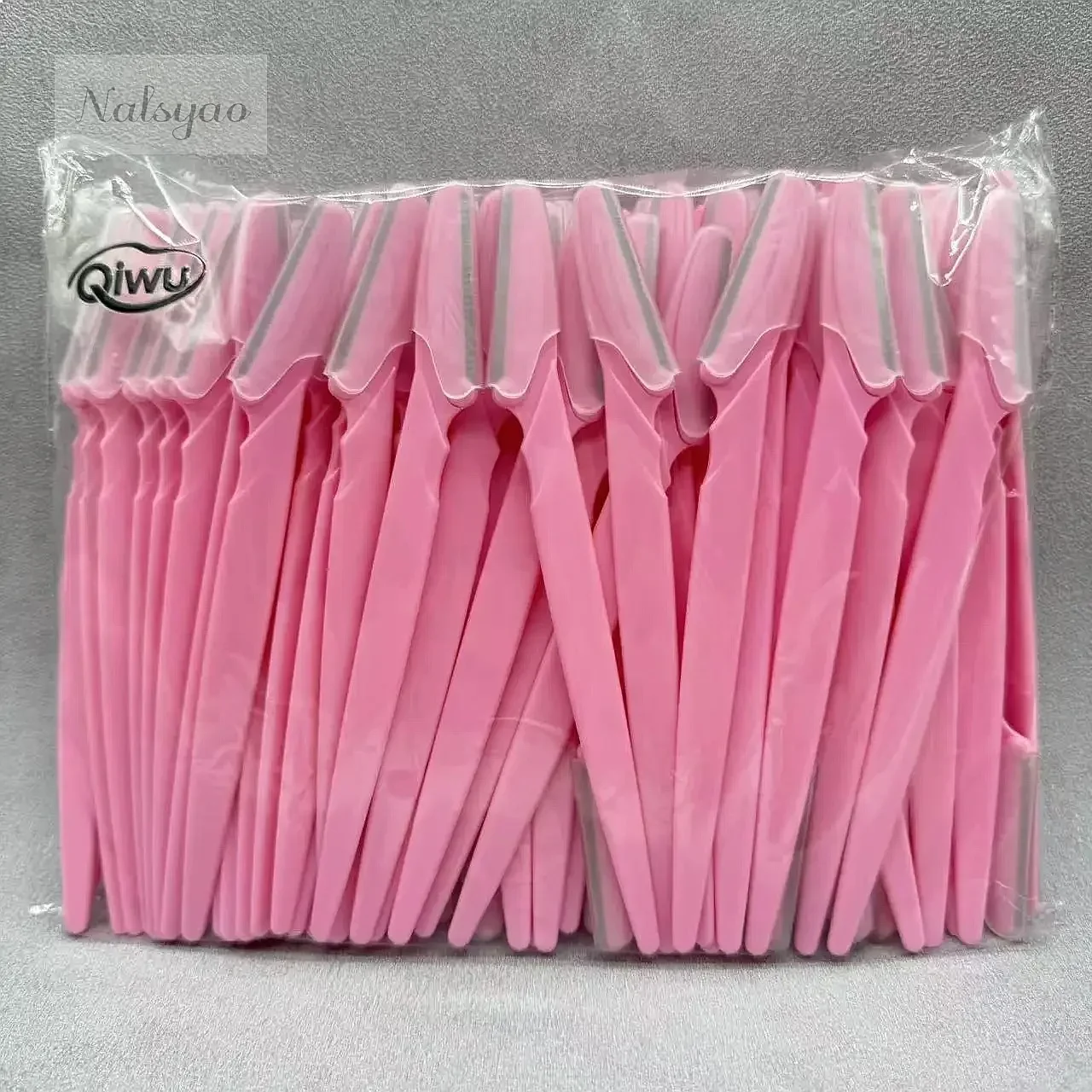 100pcs Eyebrow Trimmer Knives Portable Face Hair Remover Brow Shaping Epilation Shaver Blades